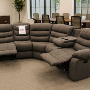 Modular Sectional Recliner with cupholder