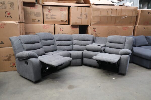 Corner Recliner Lounge with cupholder - Image 4