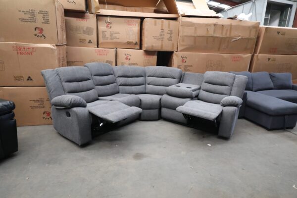 Corner Recliner Lounge with cupholder