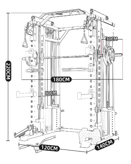 Saze Fit Smith Machine - Image 2