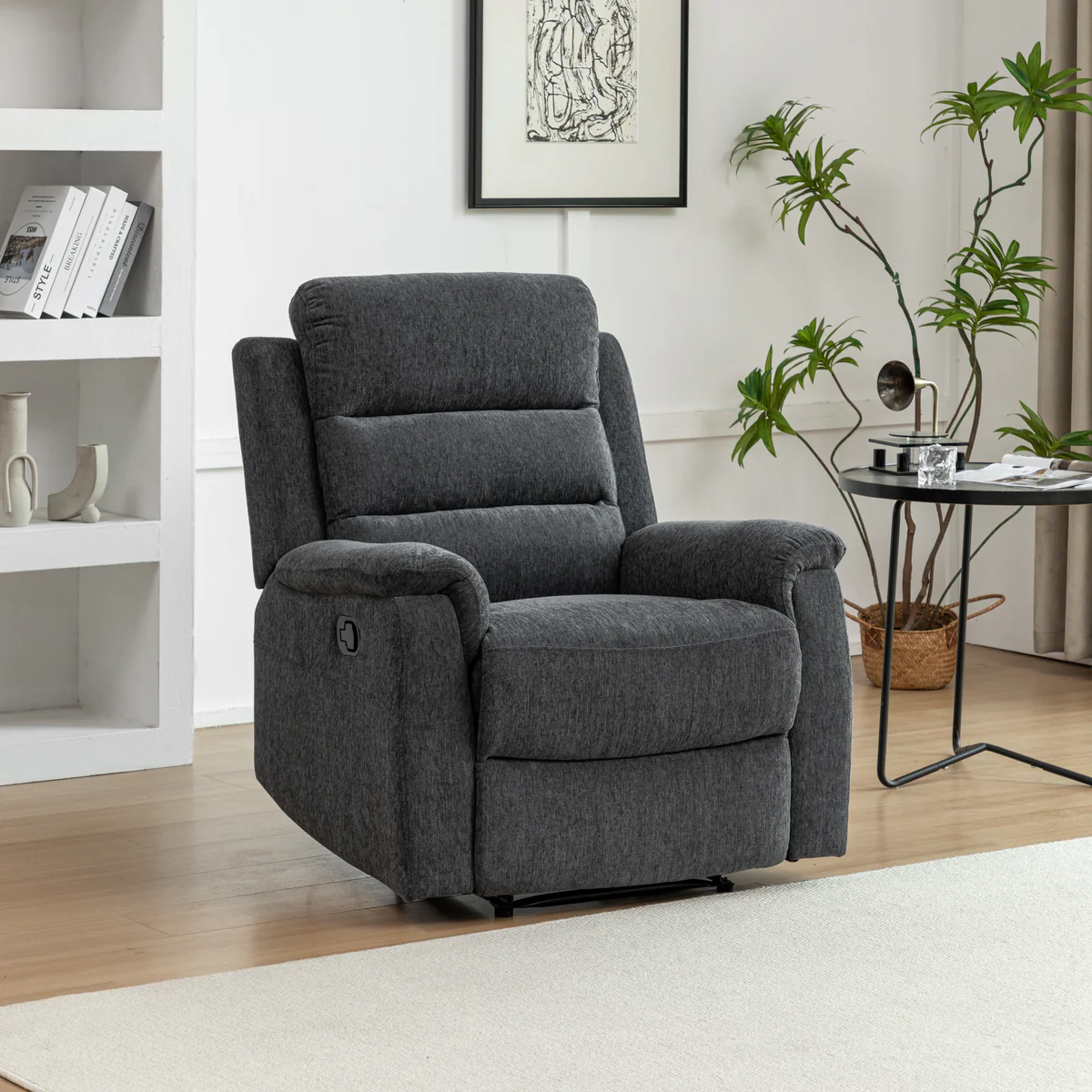 Saze Modern Grey Reclining Lounge Suite – Premium Comfort Collection - Image 3