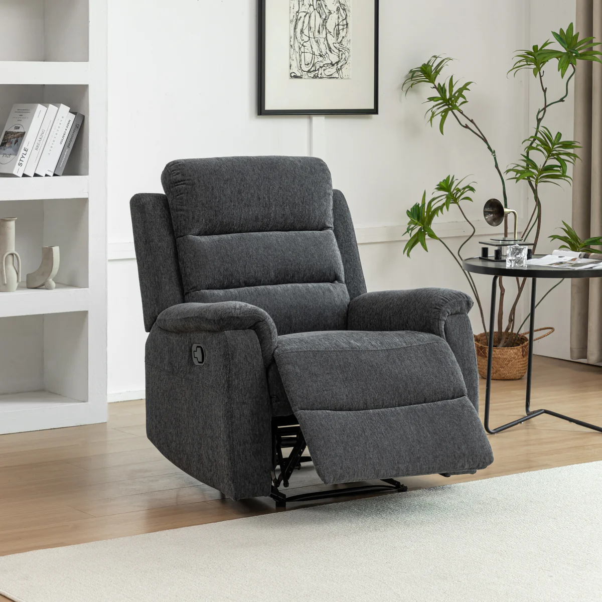 Saze Modern Grey Reclining Lounge Suite – Premium Comfort Collection - Image 5
