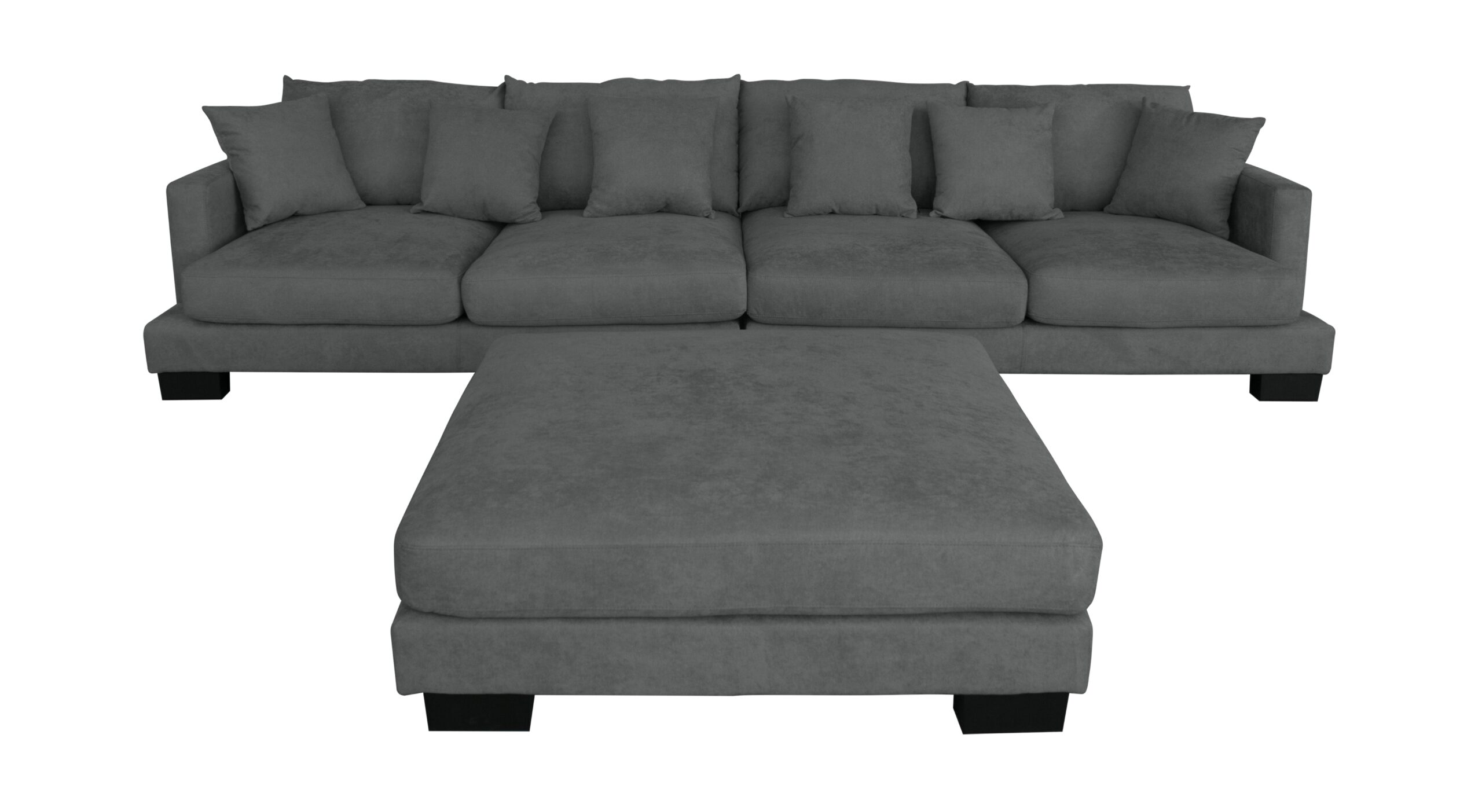 Manhattan Modular Fabric Sectional Sofa with Ottoman - Image 5